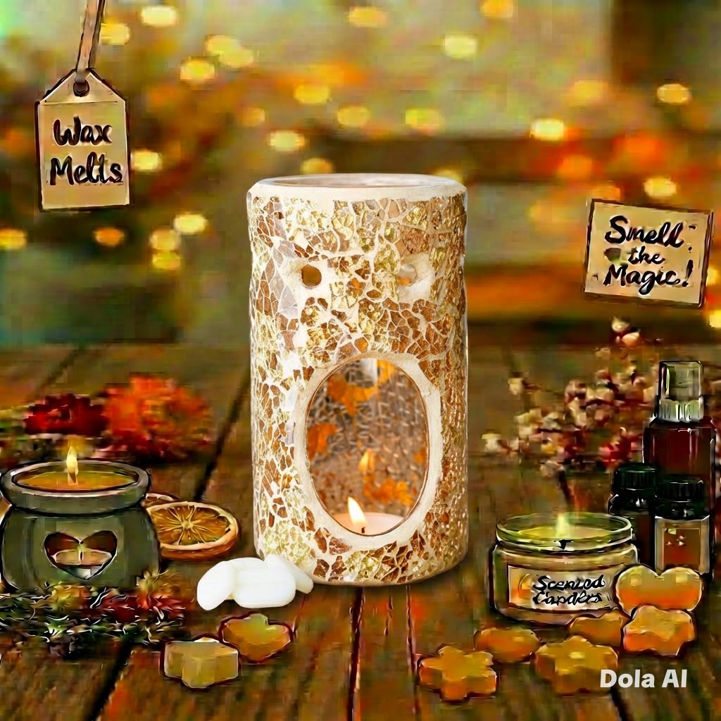 Gold Crackle Burner