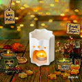 Small White Star wax Burner