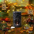 Black Crackle Burner