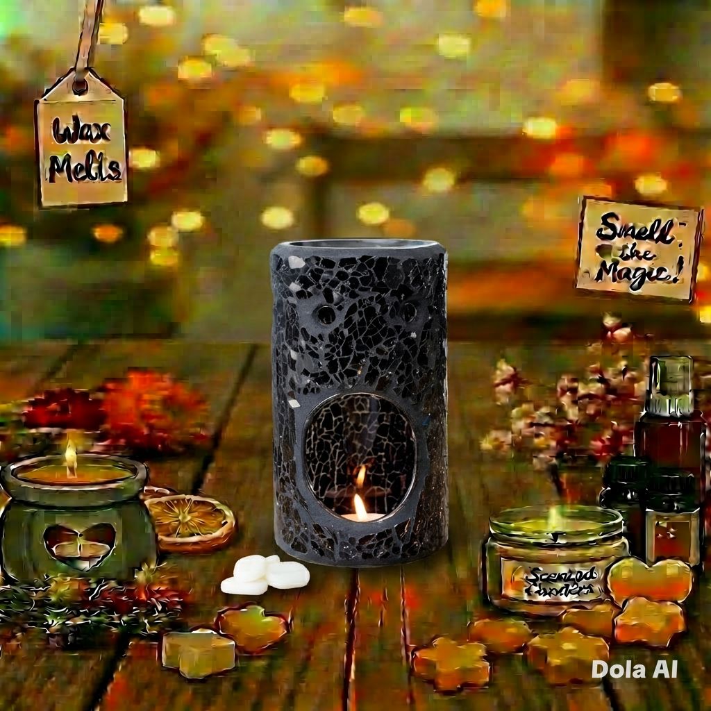 Black Crackle Burner