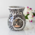 Small Gunmetal Grey Crackle Burner